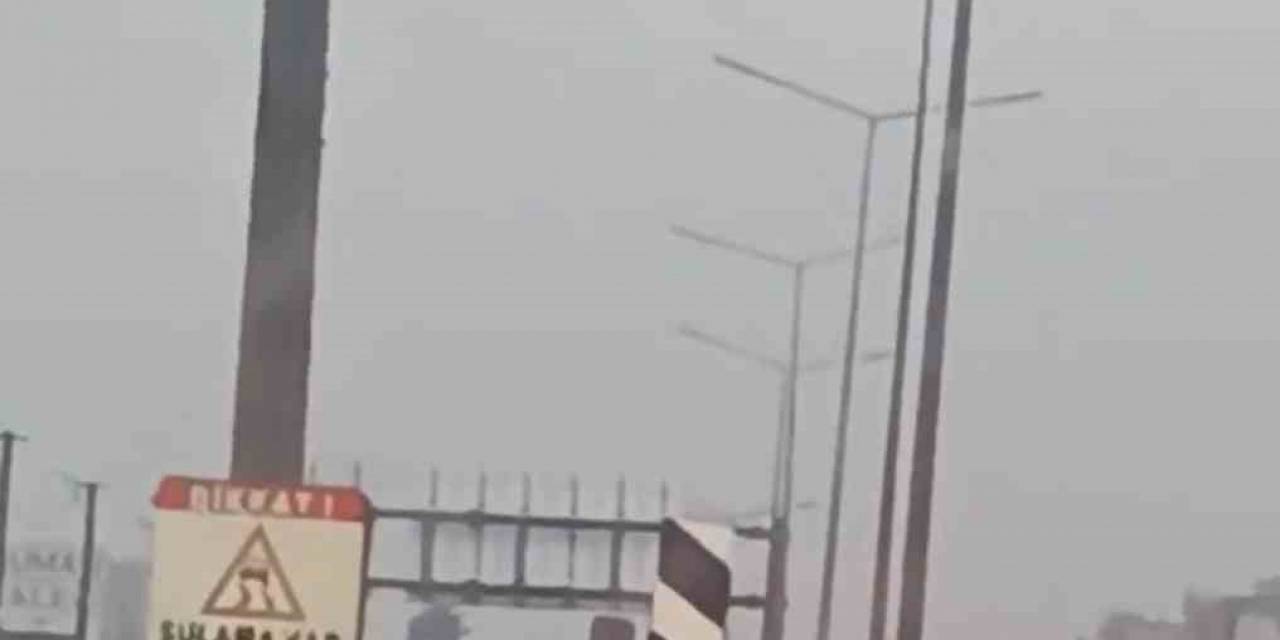 Bursa’da Koyun Sürüsü Çevre Yoluna Çıktı, Trafikte Uzun Kuyruklar Oluştu