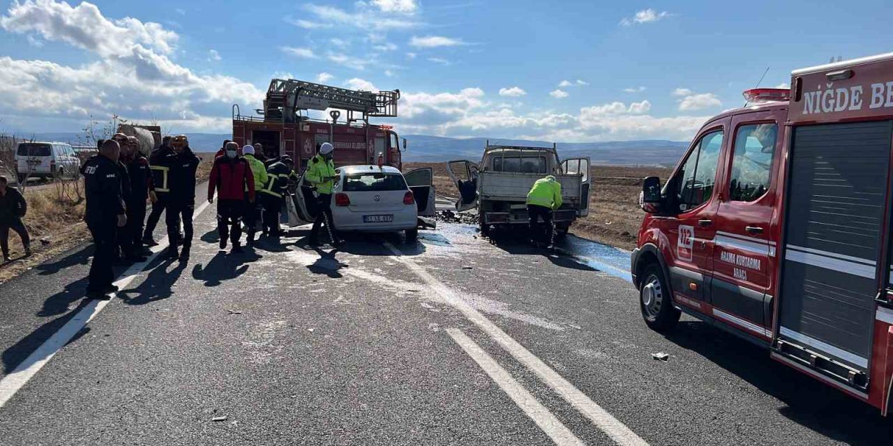 Niğde’de Feci Kaza: 1 Ölü, 2 Ağır Yaralı