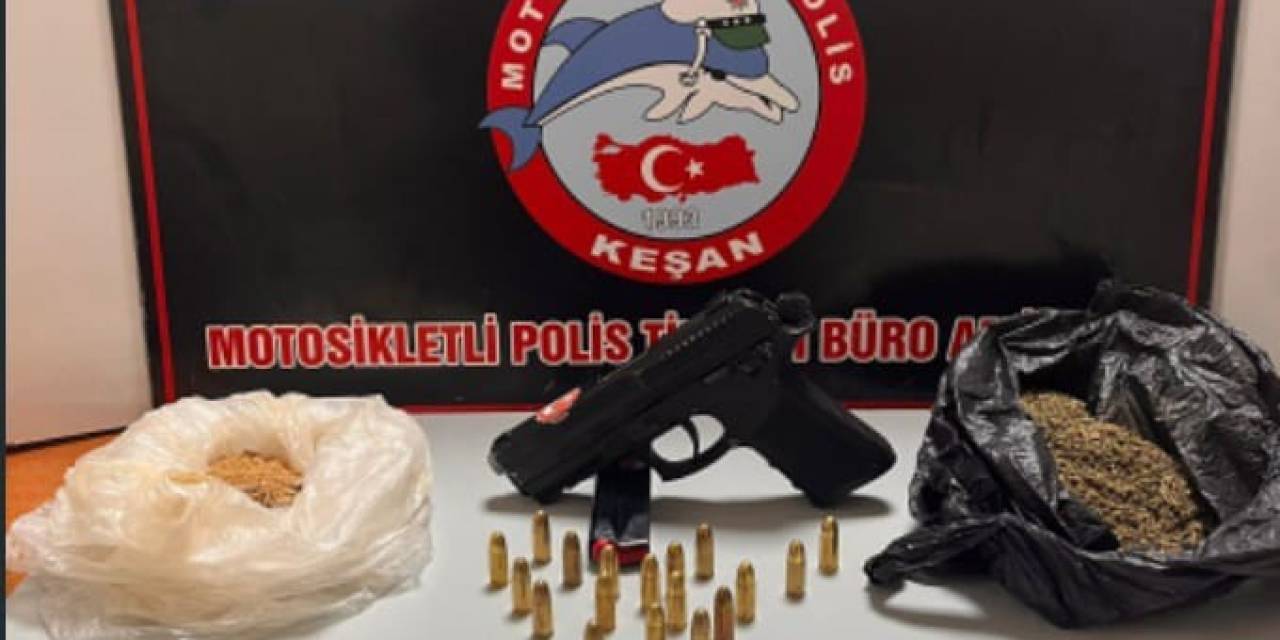 Keşan’da Cinayetten Aranan Zanlı Uyuşturucuyla Yakalandı