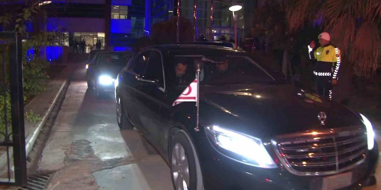 Kktc Başbakanı Üstel, Adıyaman Adliyesi’nden Ayrıldı