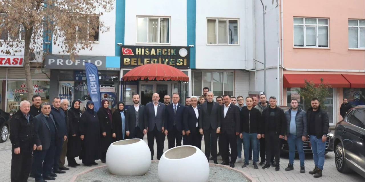 Başkan Önsay Ve Milletvekillerinin Hisarcık Temasları