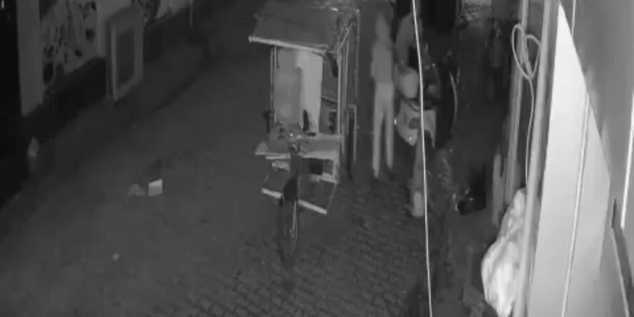 Hırsızlar Motosikleti Kasalı Motosiklete Yükleyip Çaldı