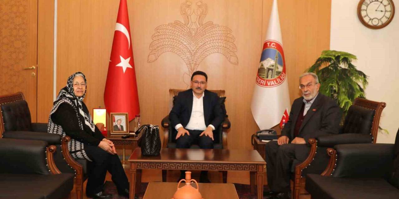 Kayseri’nin İlk Terör Şehidinin Ailesinden Vali Çiçek’e Ziyaret