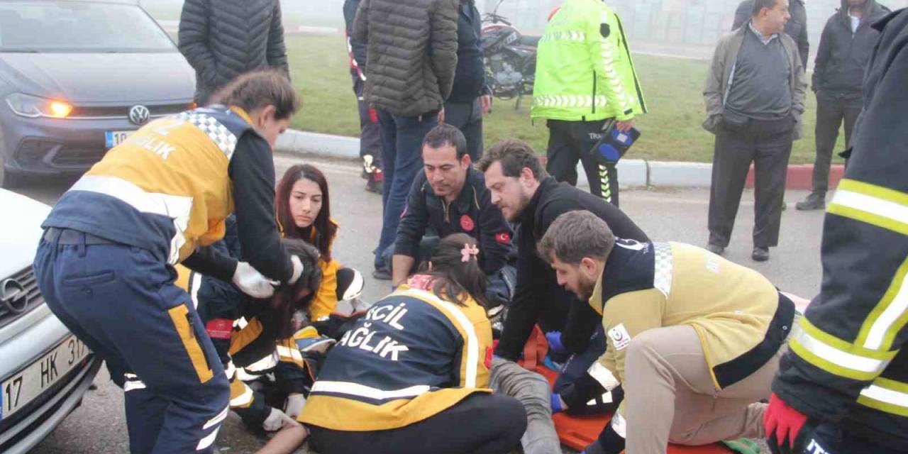 Çan’da Trafik Kazası: 1 Yaralı