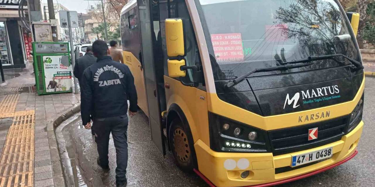 Mardin’de Zabıta Ekipleri Denetimlerini Sürdürüyor