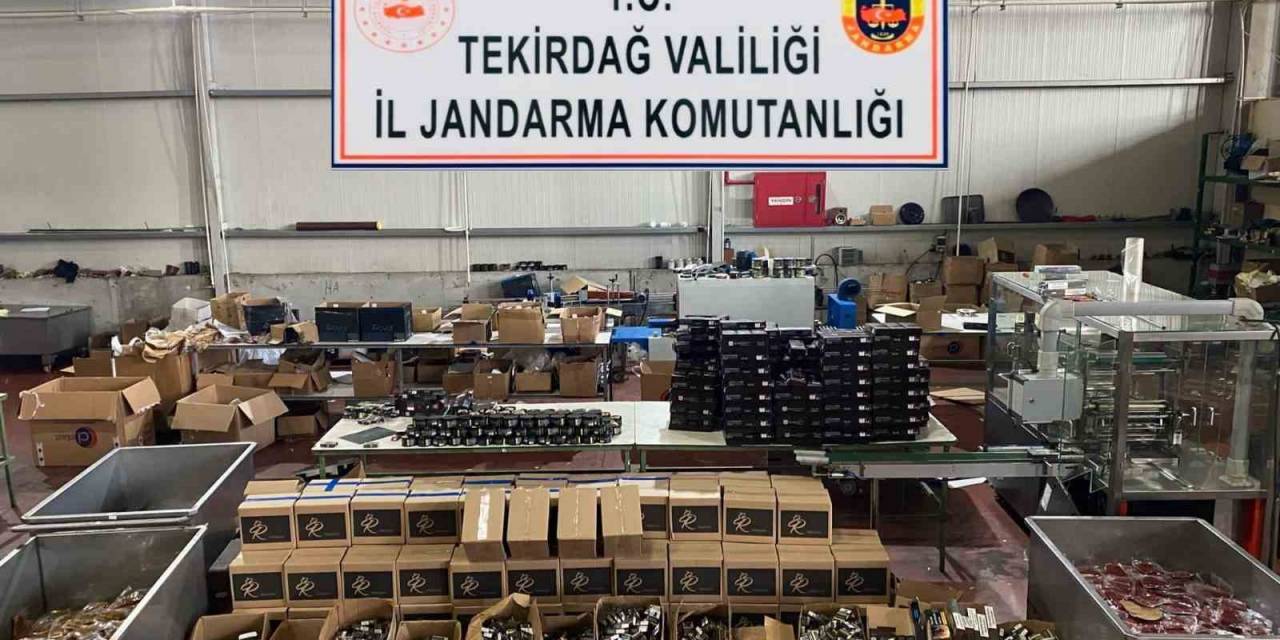Tekirdağ’da 2 Tona Yakın Nargile Tütünü Ele Geçirildi