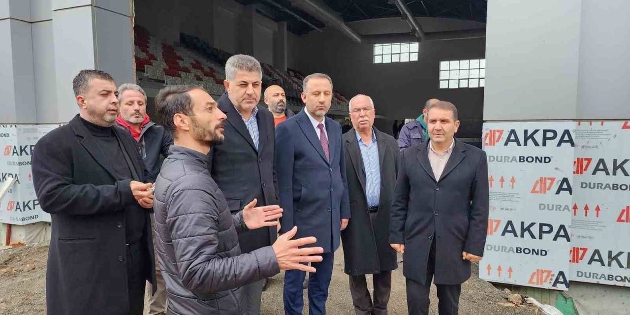 Ak Parti Heyeti Kahta’daki Yatırımları Yerinde İnceledi