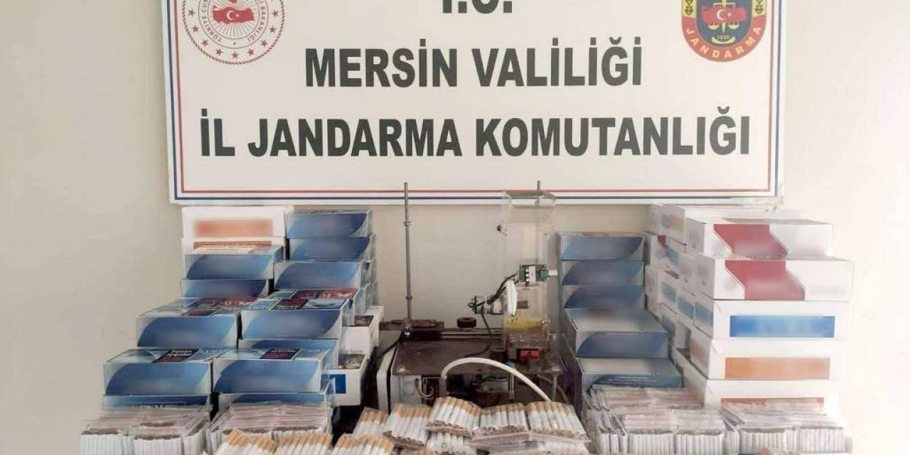 Mersin’de 100 Bin Kaçak Makaron Ele Geçirildi
