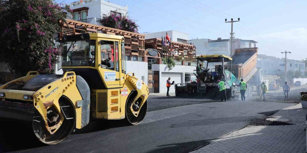 Bodrum’da 18 Bin Metre Sıcak Asfalt Yapıldı