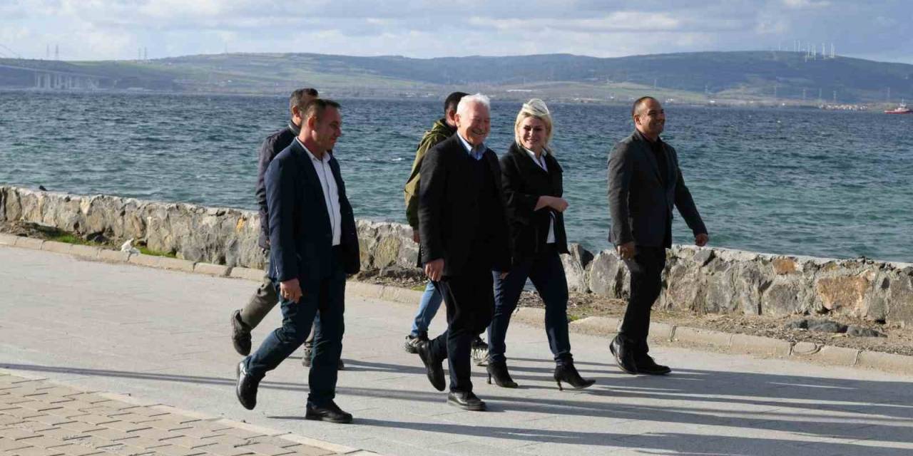 Lapseki’de Altyapı Ve Çevre Düzenlemeleri Hız Kesmeden Sürüyor