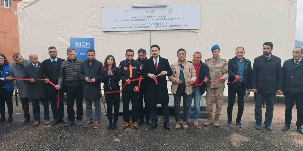 Gölbaşı İlçesindeki Konteyner Kentlere Çok Amaçlı Çadır Kuruldu