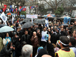 Trabzon'daki eylemde gerginlik