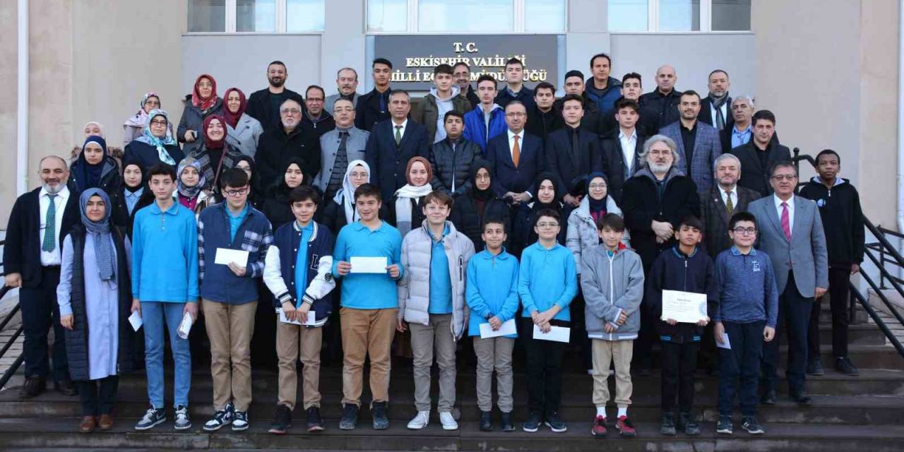 İmam Hatip Okulları Arasında Düzenlenen Mesleki Yarışmalarda Dereceye Giren Öğrenciler Ödüllendirildi