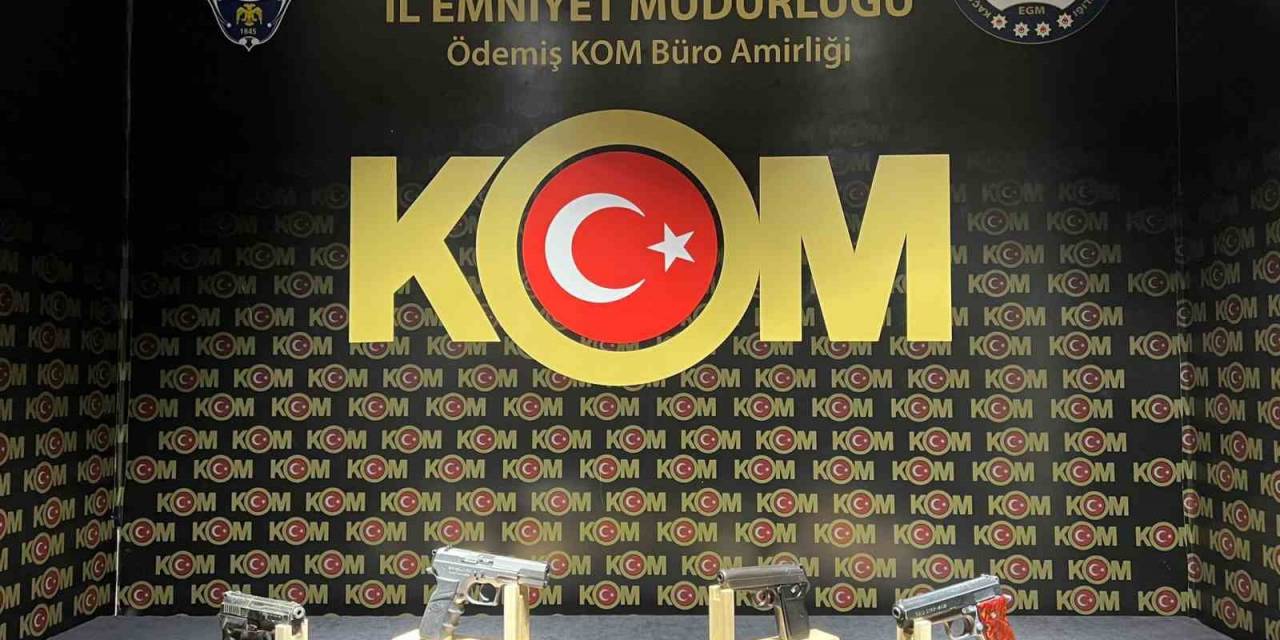 İzmir’de Silah Tacirlerine Şok Baskın: 3 Gözaltı