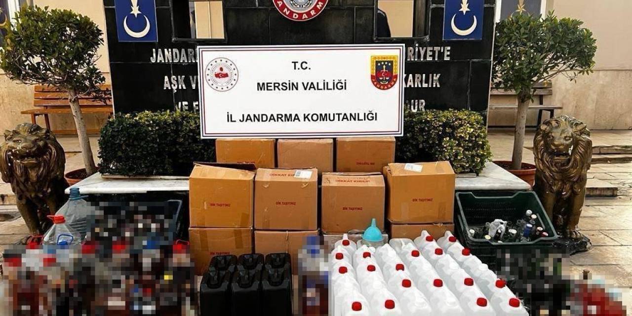 Mersin’de Sahte İçki Üretenlere Operasyon, 3 Şüpheli Yakalandı