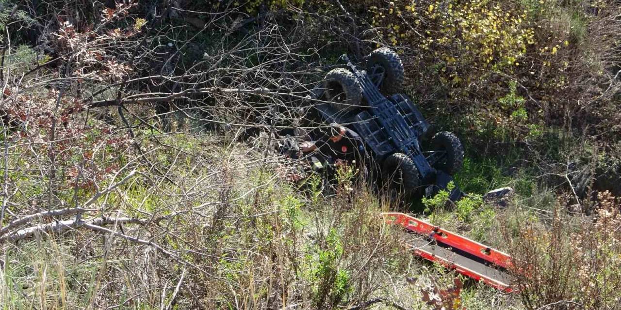 Atv, 15 Metreden Uçtu: 1 Ölü, 1 Yaralı
