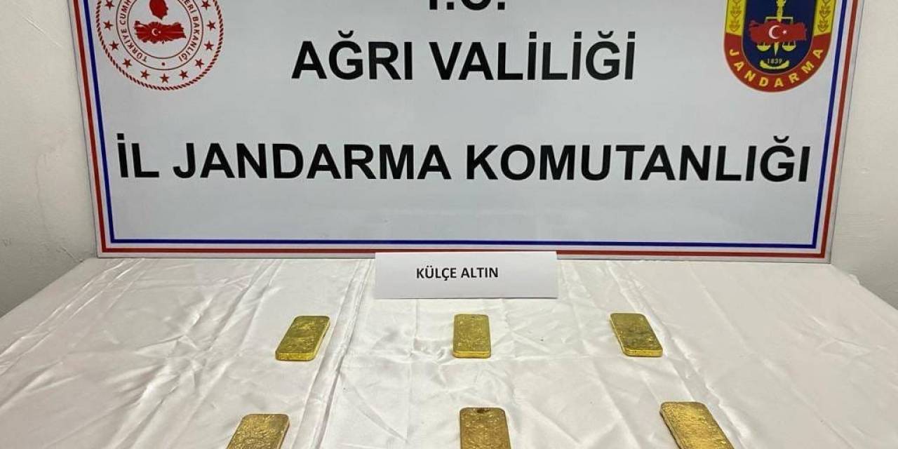 Ağrı’da Piyasa Değeri 27 Milyon 300 Bin Değerinde Altın Yakalandı