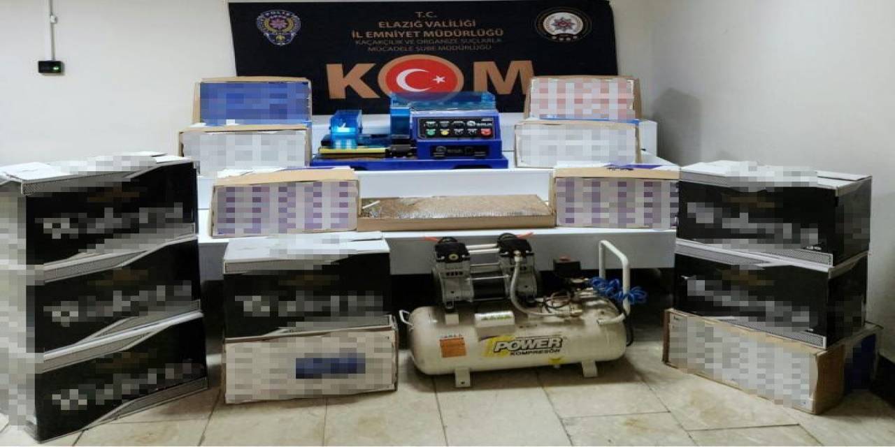 Elazığ’da Kaçakçılık Operasyonu