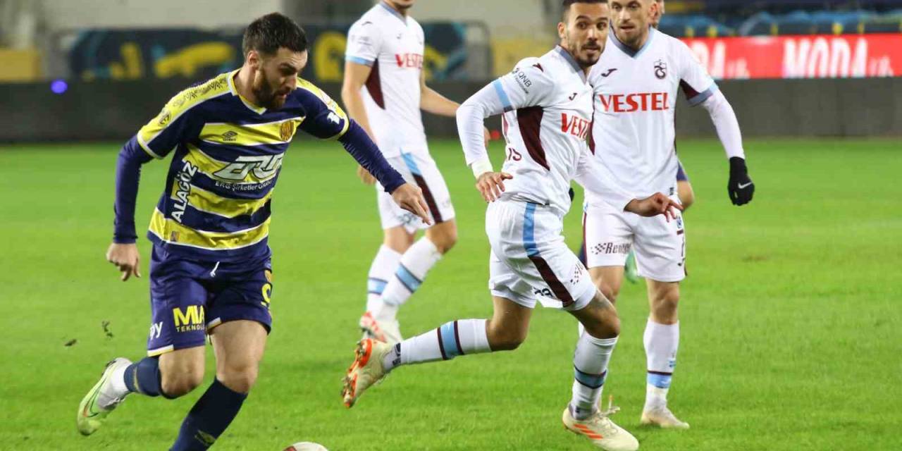 Trendyol Süper Lig: Mke Ankaragücü: 0 - Trabzonspor: 1 (Maç Sonucu)