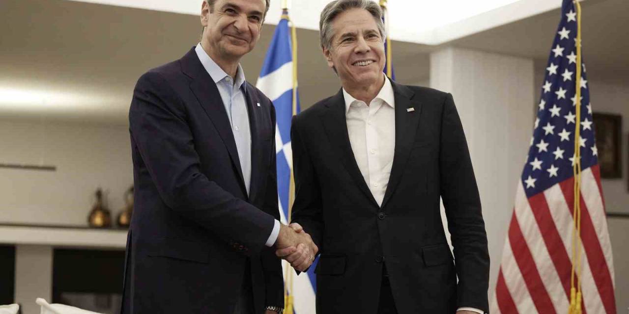 Abd Dışişleri Bakanı Blinken, Yunanistan Başbakanı Miçotakis İle Görüştü