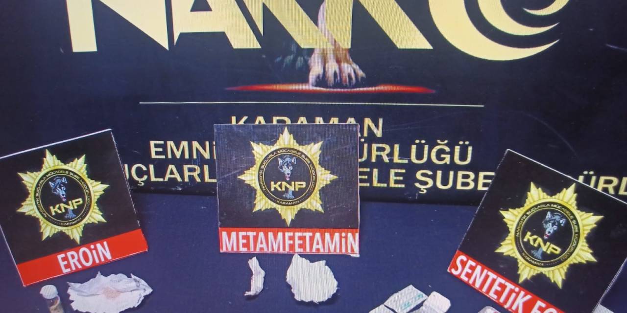 Karaman’da Uyuşturucudan 1 Kişi Tutuklandı