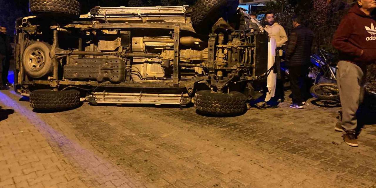 Kontrolden Çıkan Araç Park Halindeki Araçları Biçti