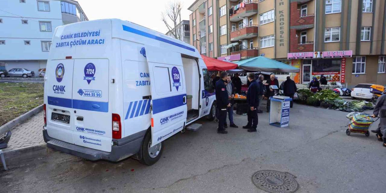 Canik’te Mobil Zabıta Çözüm Merkezi Hizmete Sunuldu