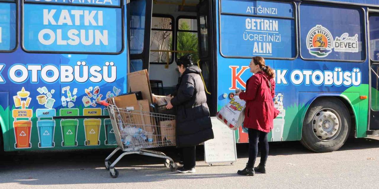 Atakum’da Atıklar Geri Dönüşüme Kazandırılıyor