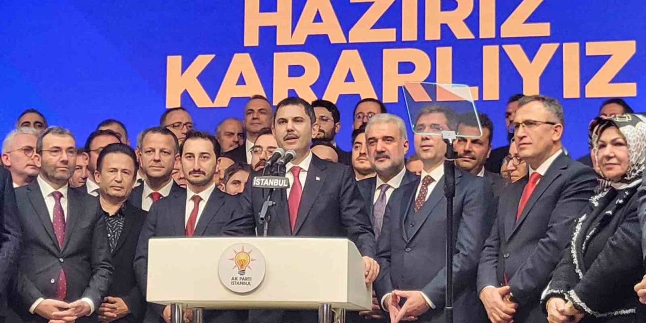 Ak Parti İstanbul Büyükşehir Belediye Başkan Adayı Kurum: ”istanbul’da Tek Bir Riskli Yapı Kalmayıncaya Kadar Çalışacağız”