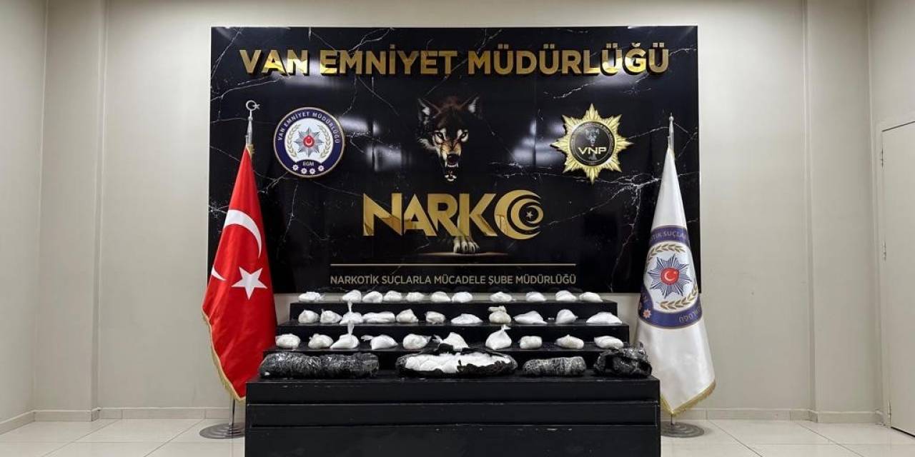 Van’da 29 Kilo 40 Gram Metamfetamin Ele Geçirildi