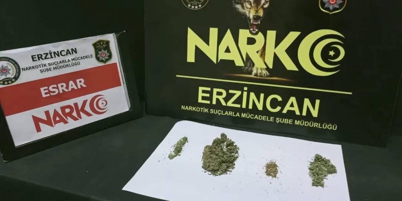 Erzincan’daki Uyuşturucu Operasyonunda 2 Kişi Tutuklandı