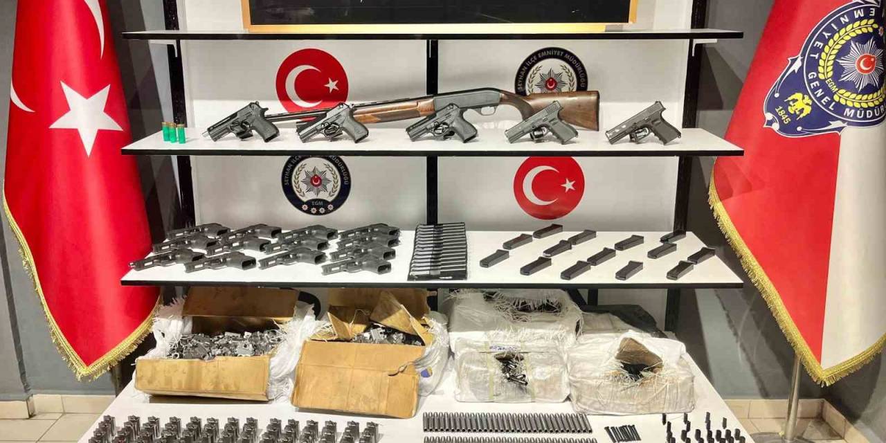 Evlerinde Silah Üreten Kardeşlere Seyhan Polisinden Darbe