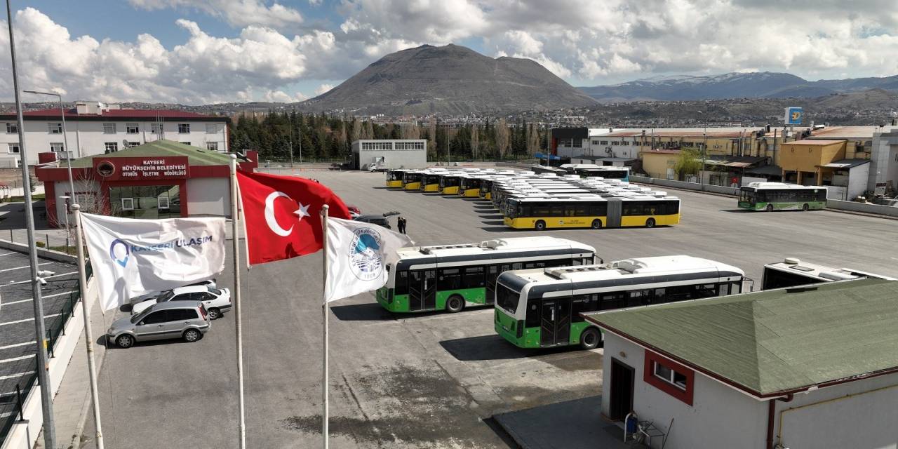 Kayseri Büyükşehir Belediyesi 4,5 Yılda 522 Milyon Yolcuya Hizmet Verdi