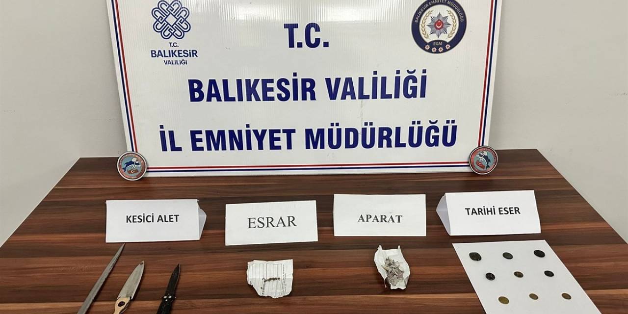 Balıkesir’de 6 Şahsa Uyuşturucu Operasyonu