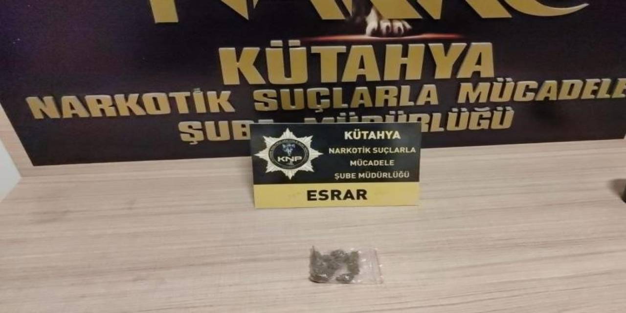 Kütahya’da Yabancı Uyruklu 2 Şahsın Üzerinde Uyuşturucu Ele Geçirildi
