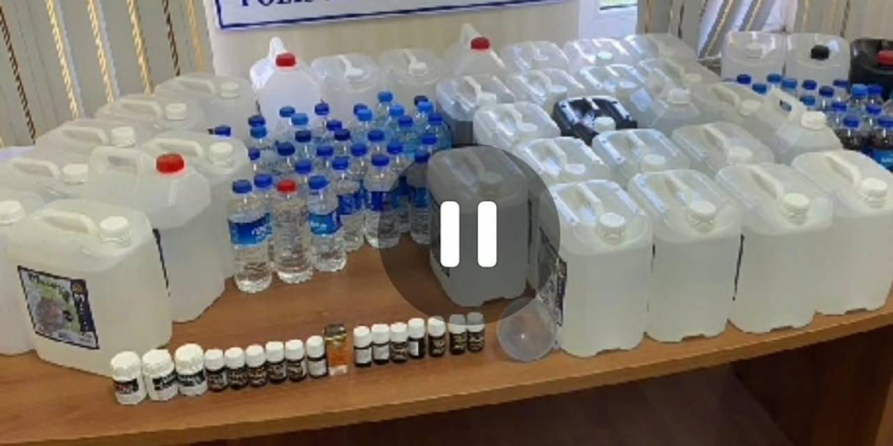 Kaçak Alkol Operasyonu Polis Kamerasında