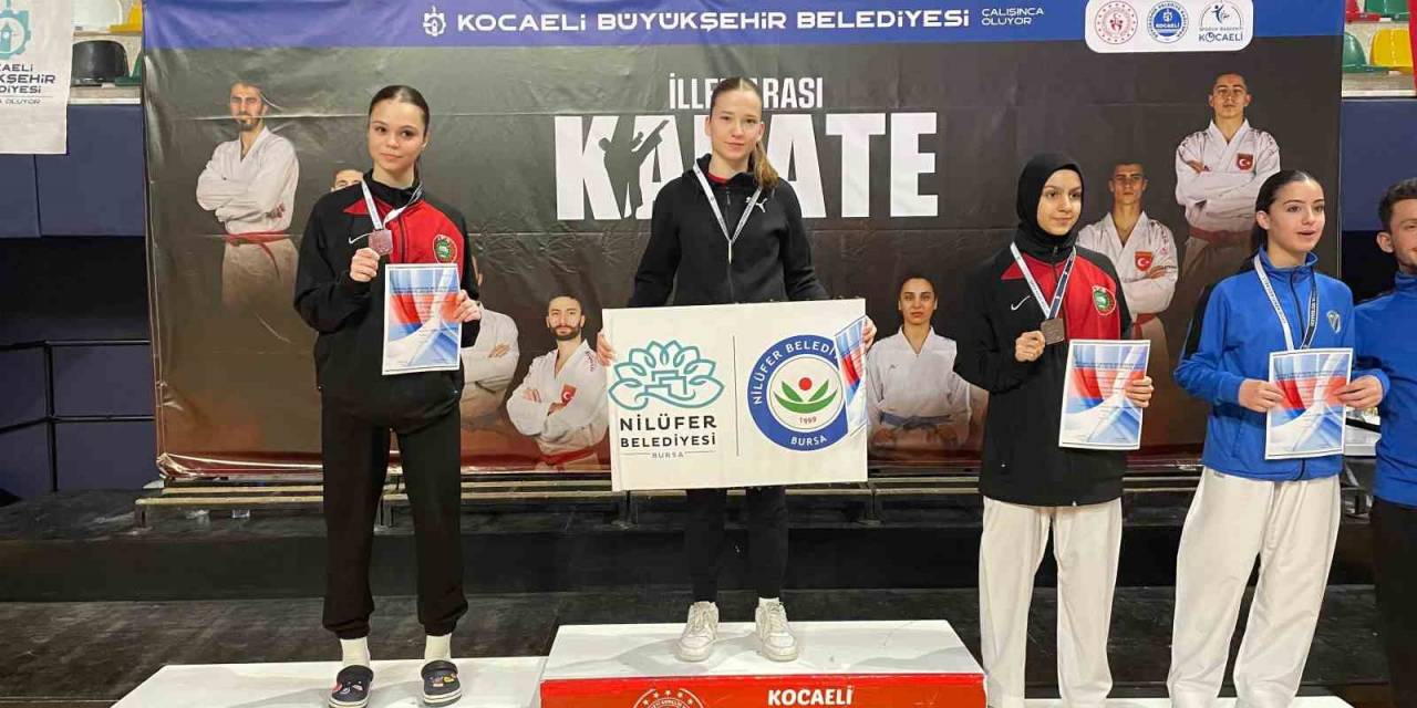 Nilüferli Karatecilerden 2’si Altın 3 Madalya
