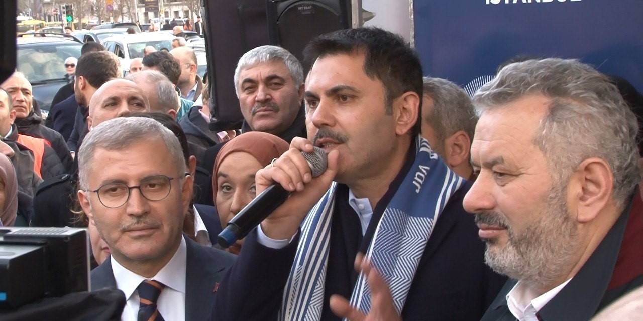 Murat Kurum: "Kaynakların Reklama, Algıya Değil İstanbulluya Harcandığı Bir Yönetim Anlayışıyla 31 Mart’ta Geliyoruz"