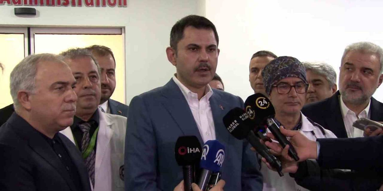 Murat Kurum, Saldırıda Yaralanan Fatih Camii İmamı Galip Usta’yı Hastanede Ziyaret Etti