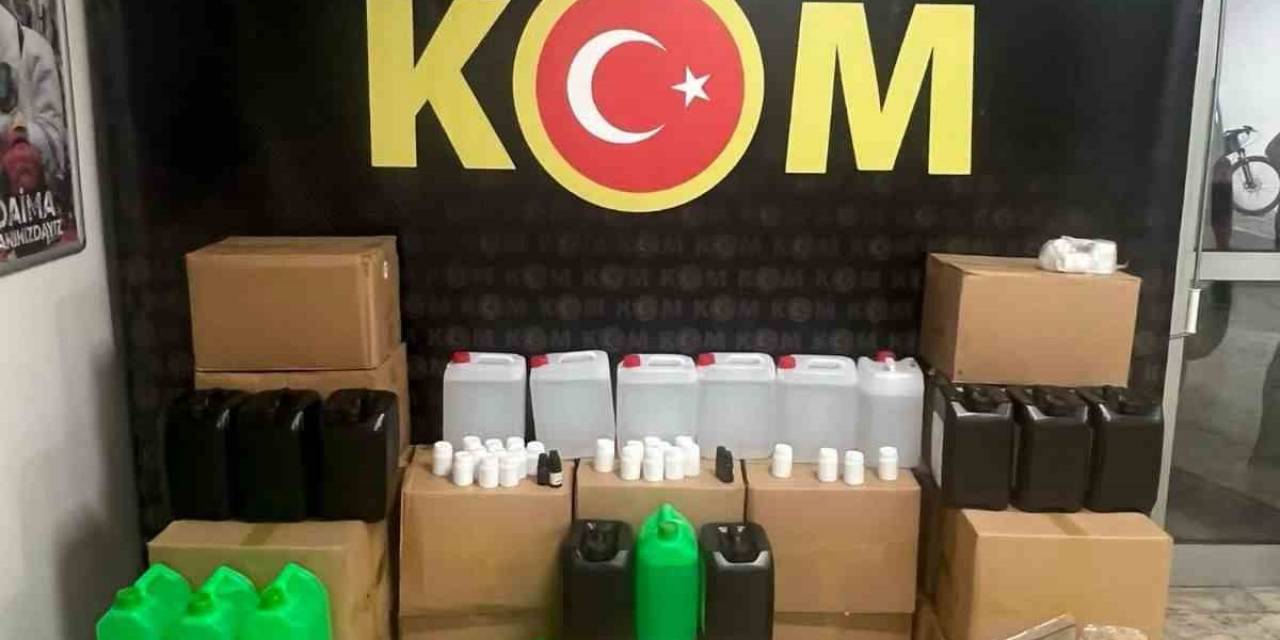 Antalya’da 180 Bin Şişe Sahte Alkol Yakalandı