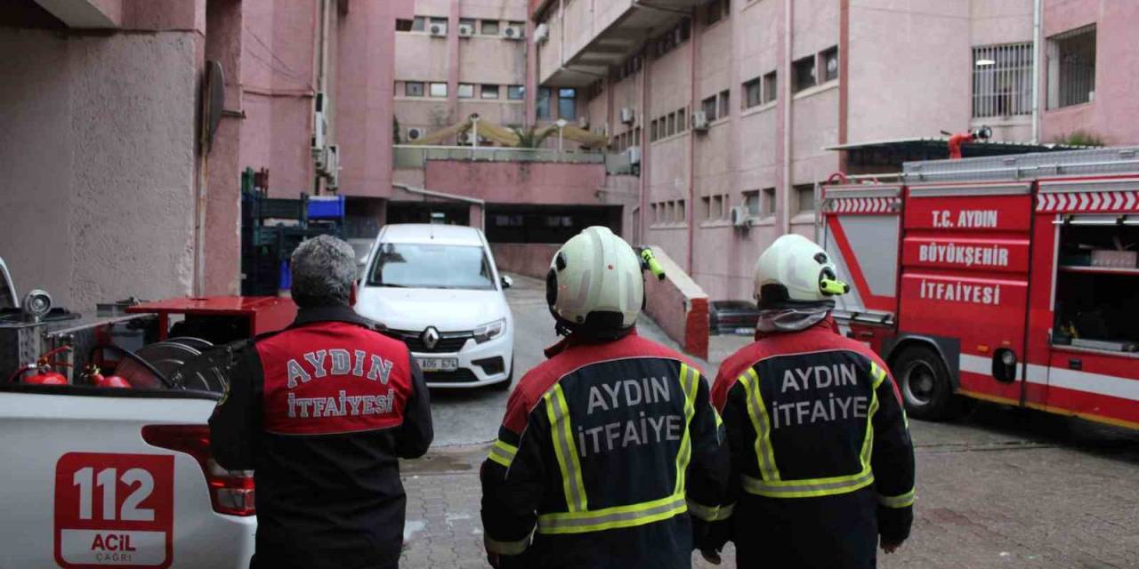 Aydın Devlet Hastanesi’nde Yangın Paniği