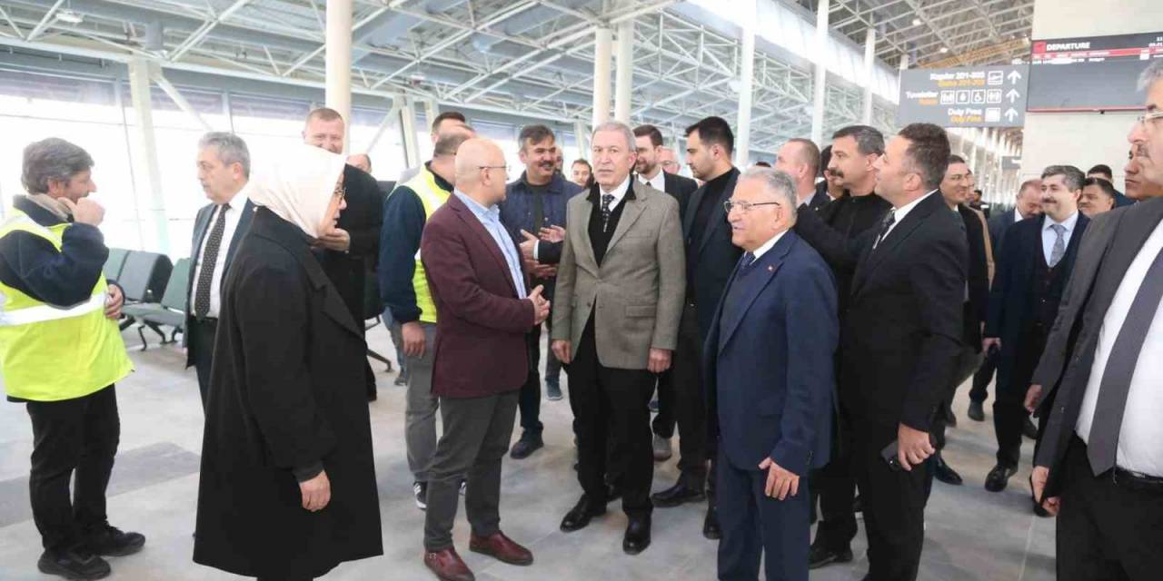 Akar, Büyükkılıç Ve Milletvekillerinden Havalimanı Yeni Terminal Binası’na İnceleme