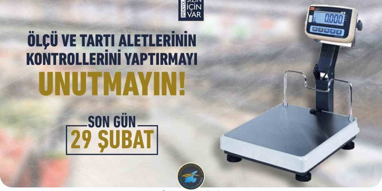İpekyolu Belediyesinden ‘Ölçü Ve Tartı Aletleri İçin Muayene’ Uyarısı