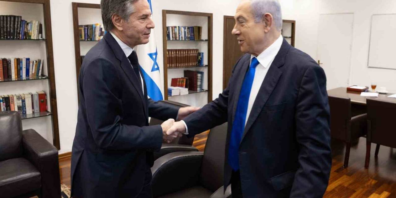 Abd Dışişleri Bakanı Blinken, İsrail Başbakanı Netanyahu İle Görüştü