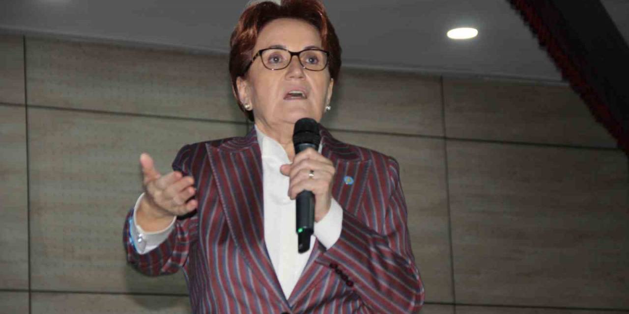 Akşener: "Biz Bu Partiyi Yancılık Yapmak İçin Mi Kurduk?"