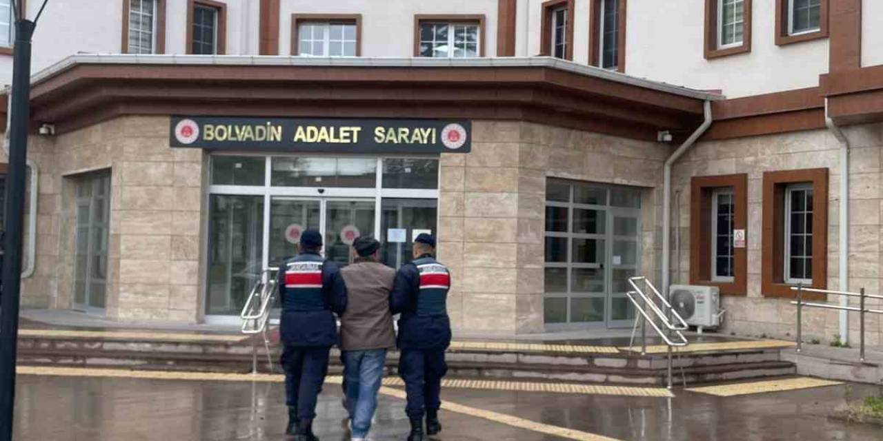 8 Yıl 15 Ay 7 Gün Hapis Cezası İle Aranan Şahsı Jandarma Yakaladı