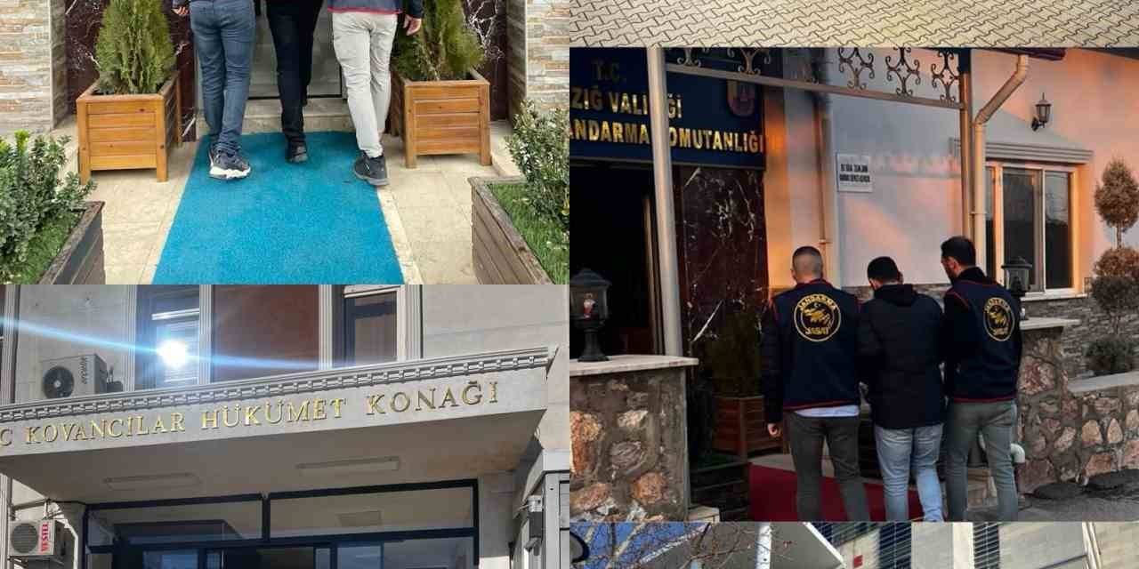 Elazığ’da Jandarma Son Bir Yılda 426 Şüpheliyi Yakaladı