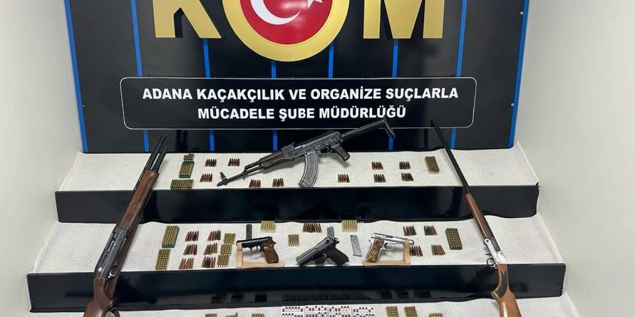 Adana’da Silah Ticareti Yapanlar Yakalandı, Uzun Namlulu Silah Ve Tabancalar Ele Geçirildi