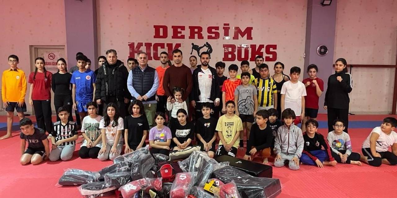 Tunceli’nin Başarılı Kulübüne Yurt Dışından Malzeme Desteği