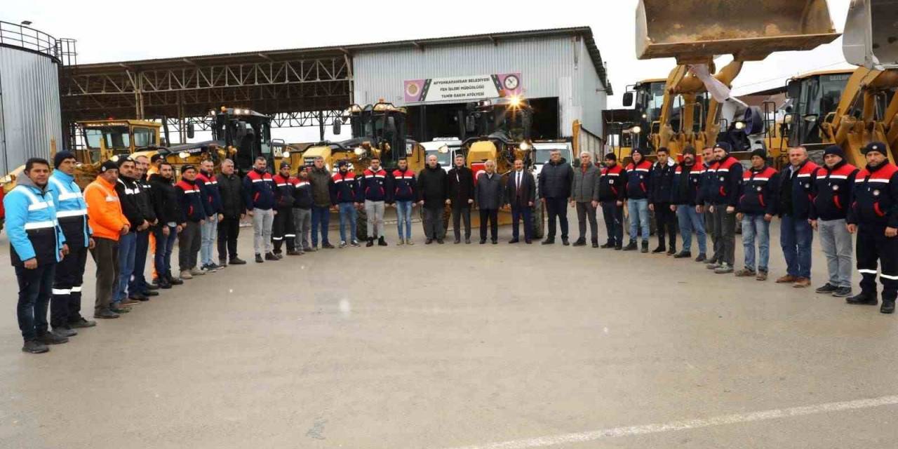 Afyonkarahisar Belediyesi Karla Mücadeleye Hazır